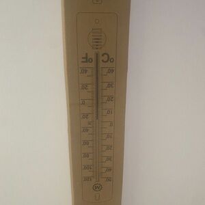 Wall Thermometer with Celsius and Fahrenheit Scale